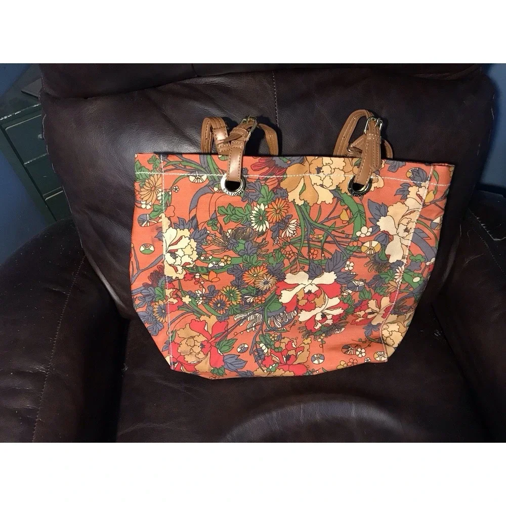 Sak Roots‎ Artist Circle Coated Canvas Bag Tote 17